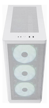 Gabinete Gamer Apnx C1 Blanco Maxima Calidad Alta Gama 4 Fan