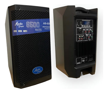 Parlante Activo 8 Pulgadas Audio Sound 6500w Profesional Negro