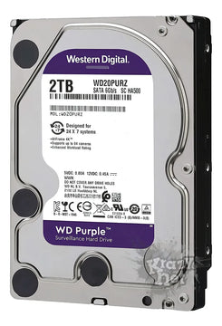 Disco duro interno Western Digital WD Purple WD20PURZ 2TB púrpura