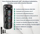 Parlante Torre Seisa Yx-s8301 150w Inalámbrico Negro