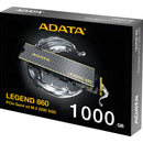 Unidad Sólida M.2 Adata Legend 860 1tb 6.000/5.000mb/s Negro