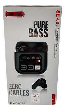 Audífonos Inalámbricos Pure Bass Se-60 Negro