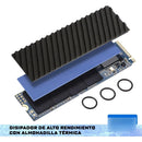 Cooler Disipador Calor M.2 Sata Nvme Cobre Cubierto Grafeno