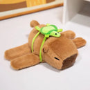 Peluche Pulsera Capibara 16cm Muñeco Juguete Brazalete Color Café