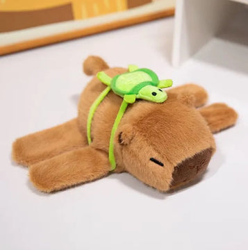 Peluche Pulsera Capibara 16cm Muñeco Juguete Brazalete Color Café