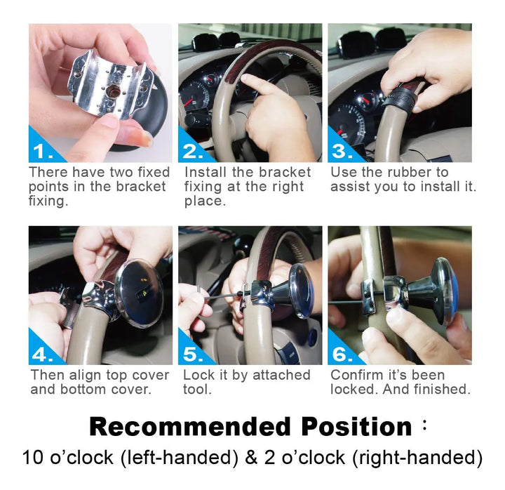 Hypersonic Pomo De Volante Automatico, Giratorio De Volante,