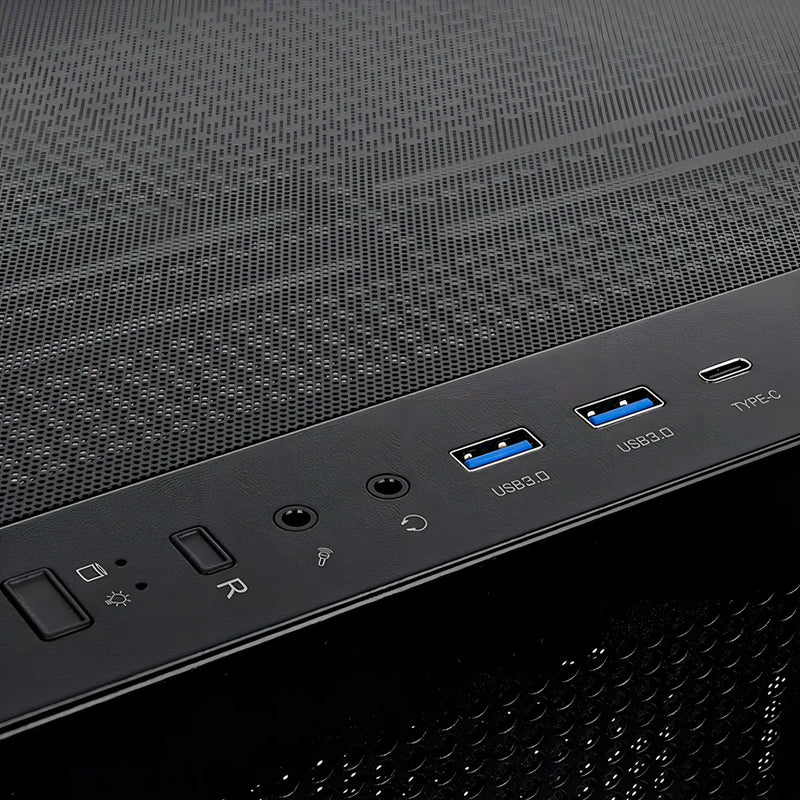 Chasis Thermaltake View 270 Tg Argb Plus Black Color Negro