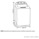 Lavadora Haceb Awüa 13 Kg Manual Carga Superior Coal