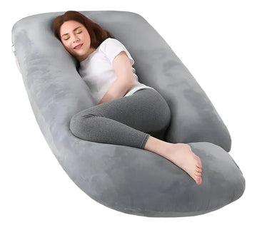 Almohada Para Embarazo En Forma De S Gris