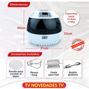 Freidora Digital 7 En 1 Cocinar Sin Aceite - Molino Health F Blanco