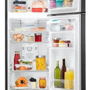 Nevera No Frost 267 Litros Brutos Mabe Rma267pycc Con Dispensador Color Negro Black Steel