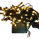 Serie Navideña Luz Led Calida X200 Luces Cable Verde Paq. X2