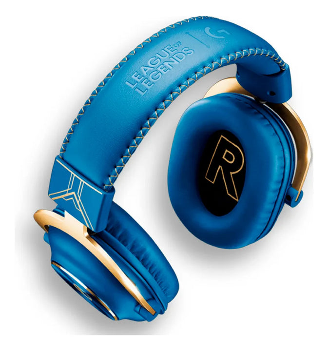 Diadema Gamer Inalámbrico Logitech Pro X League Of Legends Azul