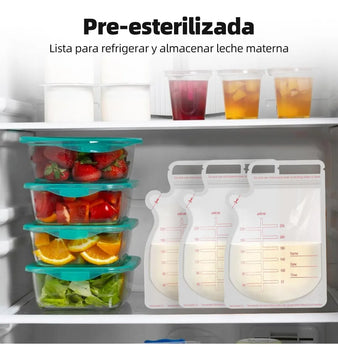 100 Piezas Bolsas Almacenamiento De Leche
