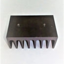 Disipador De Calor Acanalado, Aluminio Diversas Aplicaciones