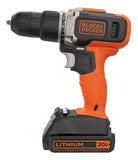 Taladro Percutor 3/8'' 20v Black+decker Bcd704c1-b3 Naranja