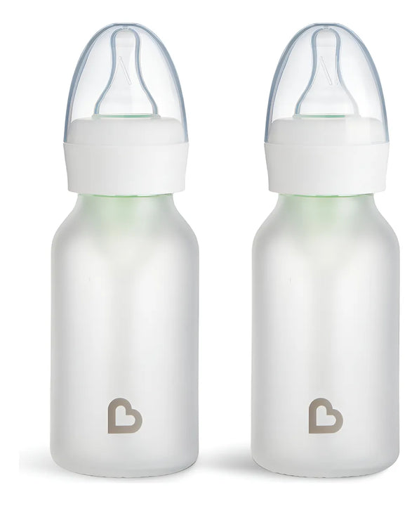 Munchkin Bond Biberones De Vidrio Recubierto De Silicona