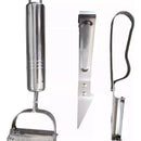 Pelador Vegetales Frutas Acero Resistente Kit X3 Peladores