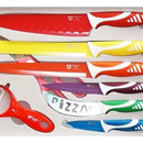 El Set 6 Cuchillos Acero Colores Variados