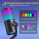Micrófono Maono DM30 RGB condensador Cardioide Programable