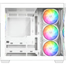 Chasis Gamer Xyz Qubex White | Argb | Atx | 4 Fans | Type C