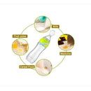 Biberon Con Cuchara En Silicona Para Bebes Color Colores Liso