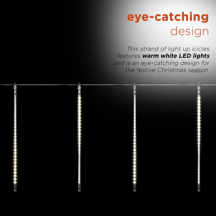 Extensión 10 Tubos Con Luces Navideñas Led Alpine