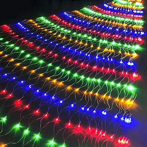 Red De Luces Led Navideñas 12 X 5' Multicolor Para