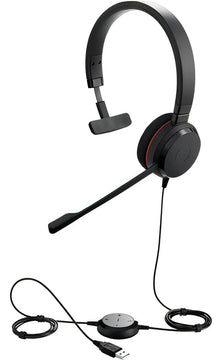Jabra Evolve 20 Uc Mono Auricular En Oreja Cancela El Ruido Color Negro