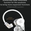 Auriculares in-ear gamer inalámbricos KZ Gamer DQ6 silver