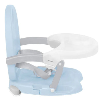 Silla Comer Bebes Azul Tipo Booster 4 Posiciones Altura Peanuts