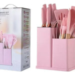Cucharón de Kitchenware Set 19 19 x pack color rosa