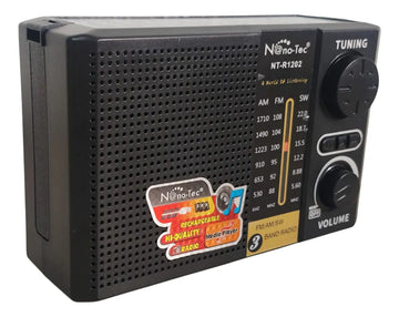 Radio Portátil Carga Solar Bocina Reproductor Música Usb Tf