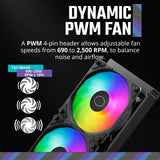 Cooler Master Enfriador Líquido Aio 240 Atmos Para Amd Ryzen