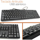 Teclado Antelope Conexión Usb Plug And Play, Tj-818 Negro