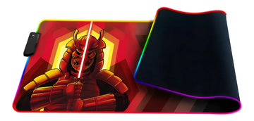 Pad Gamer Antideslizante Led Rgb 80cm X 30cm - Maxell Color Negro