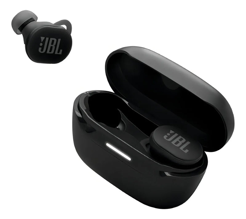 Auriculares deportivos Bluetooth Jbl Endurance Race 2, color negro