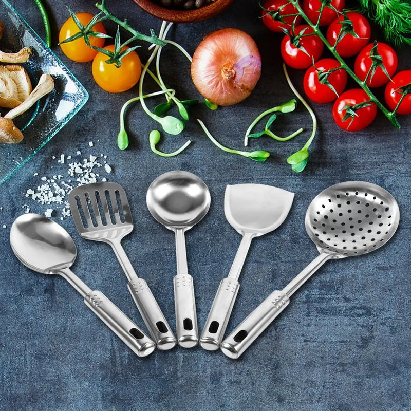 Juego De Utensilios De Cocina Multifuncionales De Acero Inox