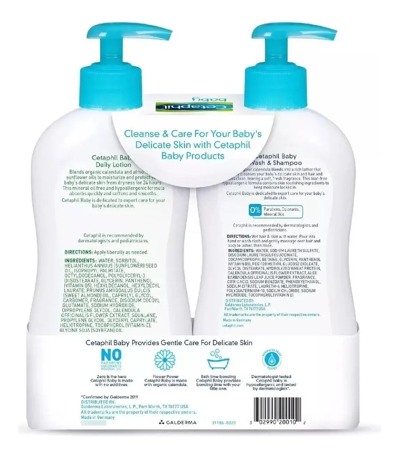 Cetaphil Baby Shampoo Y Crema Blanco