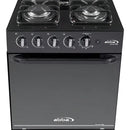 Estufa De Piso Con Horno Abba 4 Pts Gn Ag101-5n Negro