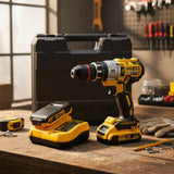 Taladro Inalambrico De 128v Potente Eficaz Tipo Industrial - Amarillo - 50-60 Hz