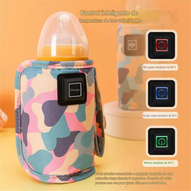 Calentador Bolsa Biberón Eléctrico Tetero Bebe Usb Portátil