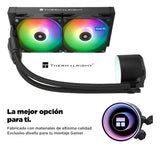 Enfriamiento Liquido Cooler Pc Cpu 240 Mm Argb Lga 1700 Am5