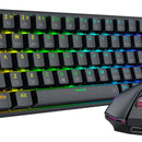 Combo Redragon 2 En 1 Pollux + Trident S136 Black Teclado Negro Idioma Ingles