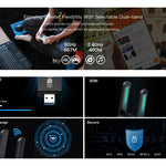 Adaptador Usb Wifi 1300 Mbps Dual 5g Y 2.4g + Bluetooth