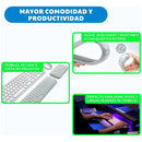 Apoya Muñecas Reposa Brazo Teclado Y Mouse Memory Foam Pad Gris No Aplica