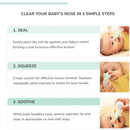 Dr. Rose's Aspirador Nasal Para Bebe, Succion De Mocos De Do