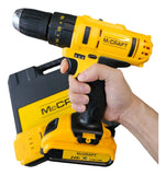 Taladro Atornillador Percutor Inalámbrico 24v Voltios 3/8'' Amarillo 50/60