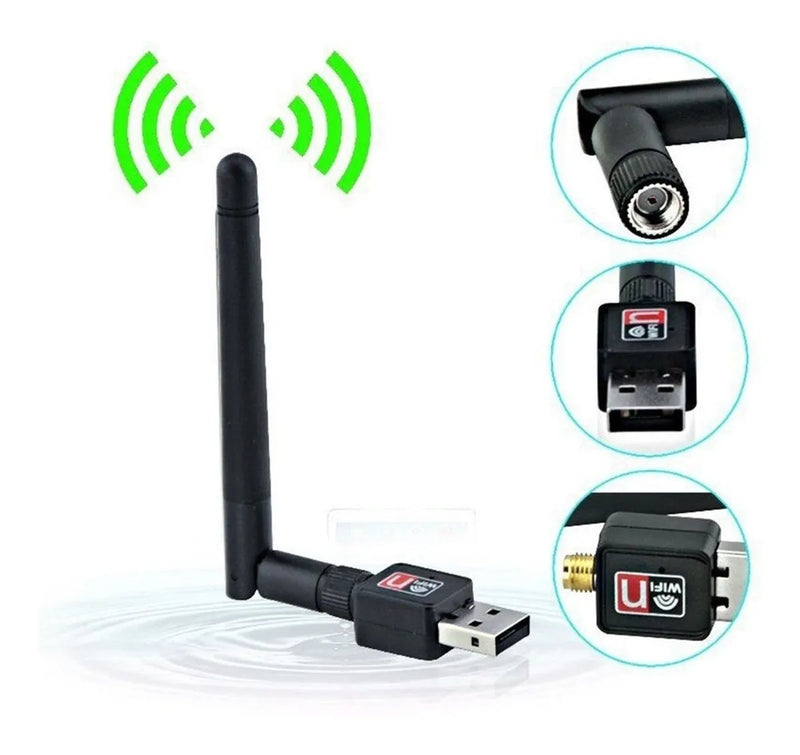 Adaptador Antena Wifi Usb 300 Mbps