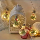 Bola Navidad Led Transparente Adorno Decoración Navideña